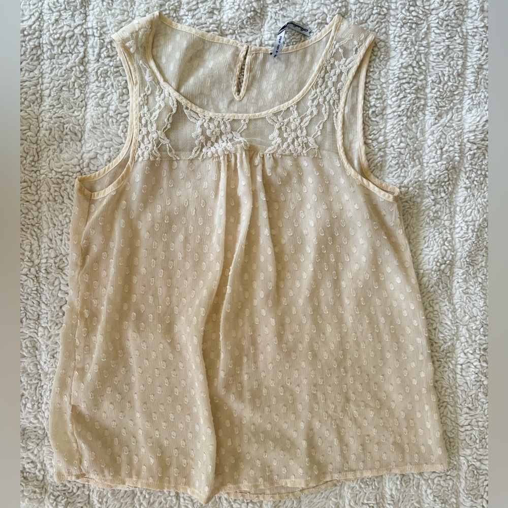 Stradivarius Cream Blouse, size M